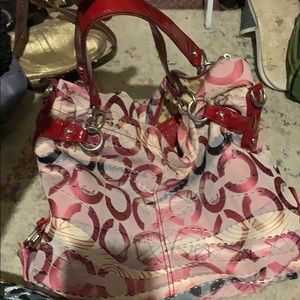 Authentic coach tote